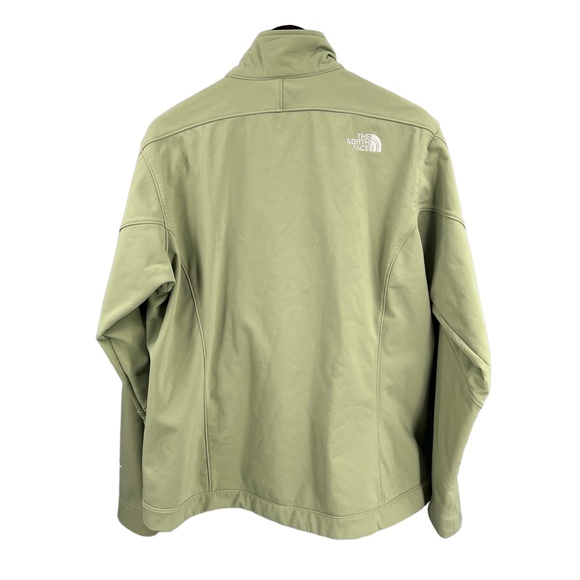 North Face Womens Softshell Jacket Sage Green Full Zip Size XL - Picture 4 of 6